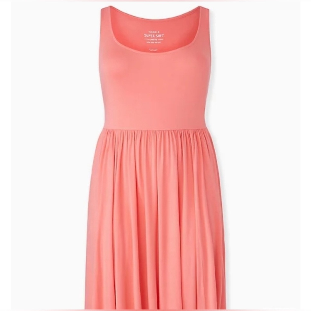 NWT Torrid Coral Skater Dress